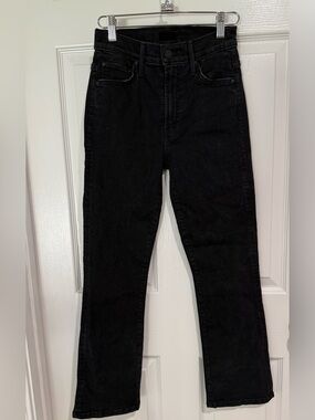 Mother Black The Insider Crop Jeans